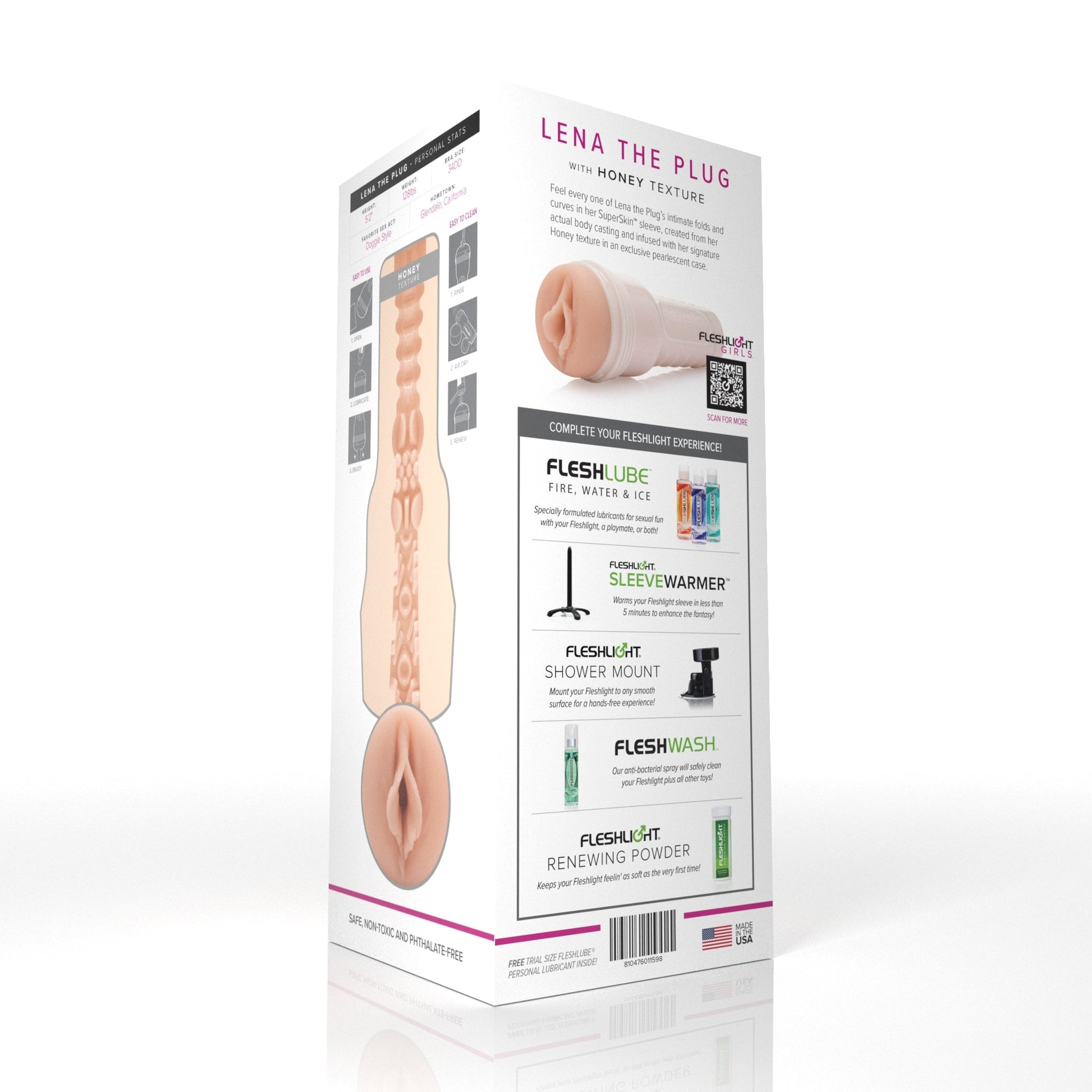 Lena The Plug Fleshlight Perfect (Butt) Without case Fleshlight