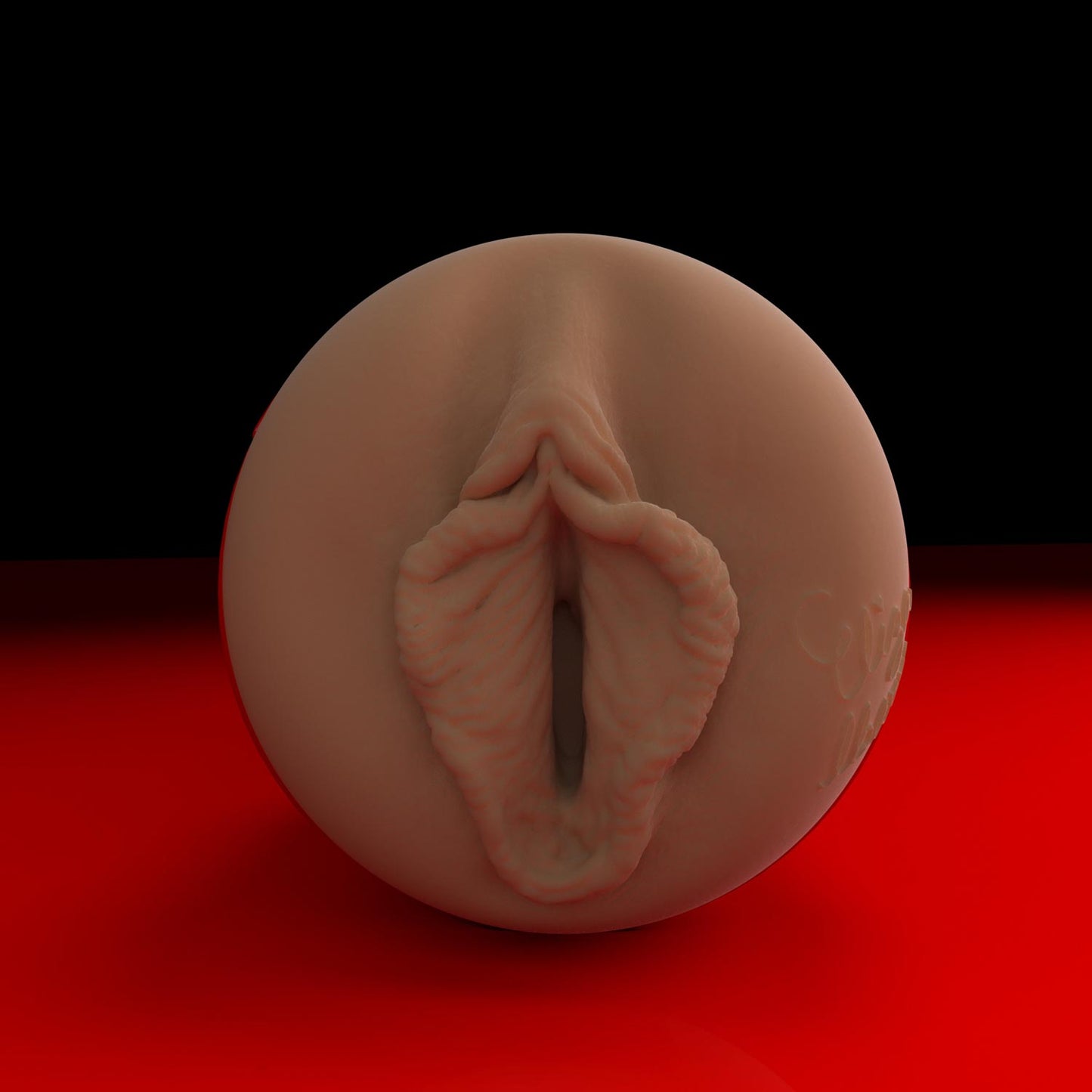 Straight on shot of Eliza Ibarra Ricky's Room pussy stroker.
